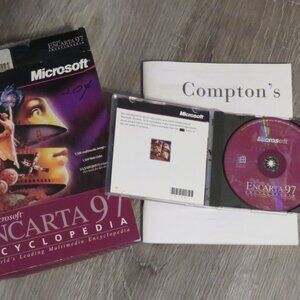 Encarta '97 CD ROM Microsoft Windows PC Vintage (K760)